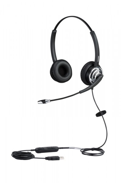 Plusonic 8805-8.2MS USB Headset Binaural Schwarz
