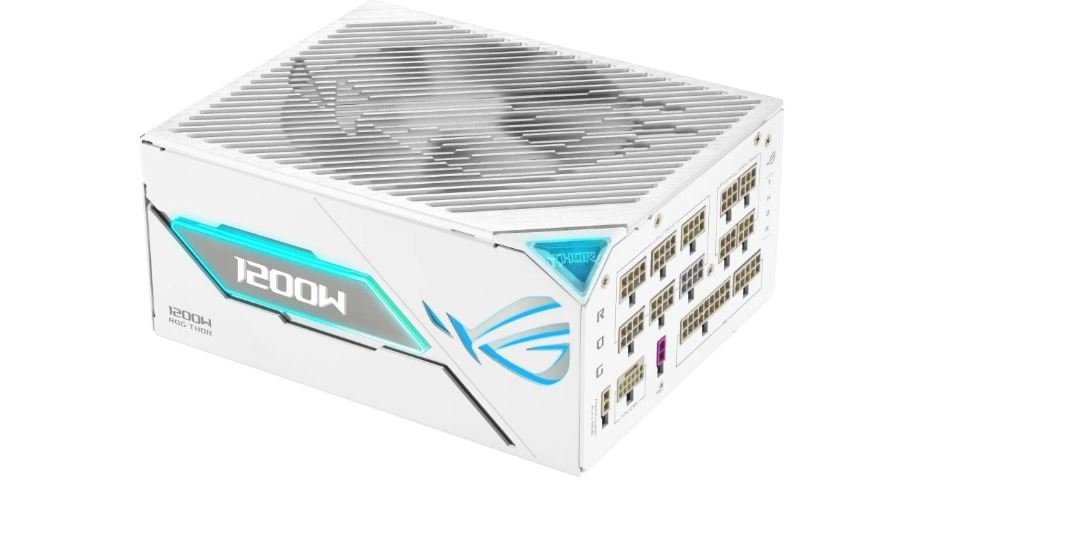 ASUS ROG Thor 1200W Platinum III White Gaming-Netzteil (1200W, 80 PLUS Platinum, OLED) (90YE00V5-B0NA00)
