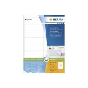 HERMA Premium Permanent selbstklebende, matte laminierte Adressetiketten aus Papier (4267)