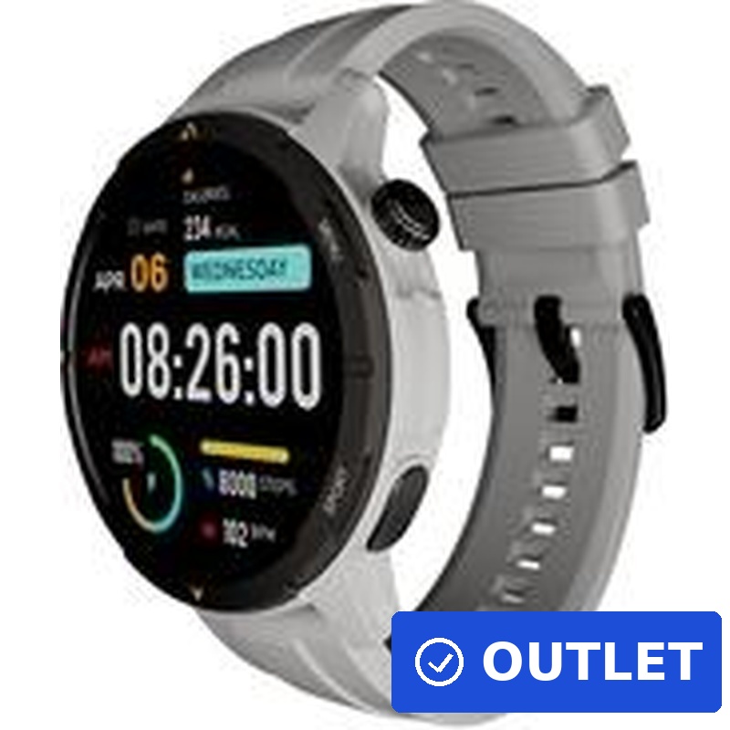 AGM MOBILE Legion white/gray Outdoor BT Smartwatch (AGMLEGEU001WG) (B-Ware)