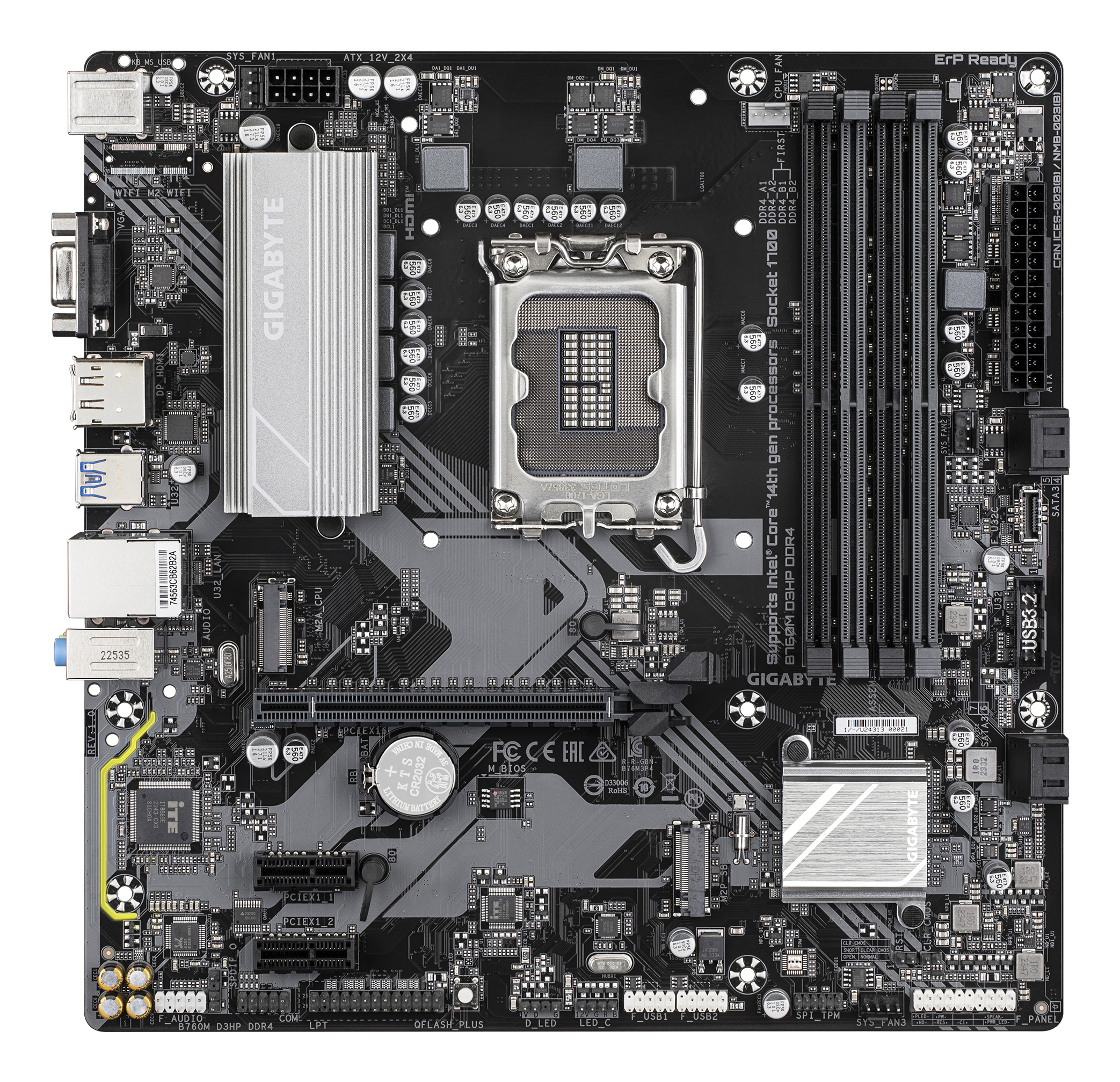 Gigabyte B760M D3HP DDR4 LGA1700 B760 Micro ATX Braun