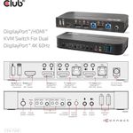 Club 3D CSV-7210 KVM-/Audio-Switch (CSV-7210)