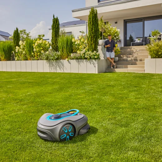 Gardena smart SILENO free Mähroboter 1200 m² Set Grau