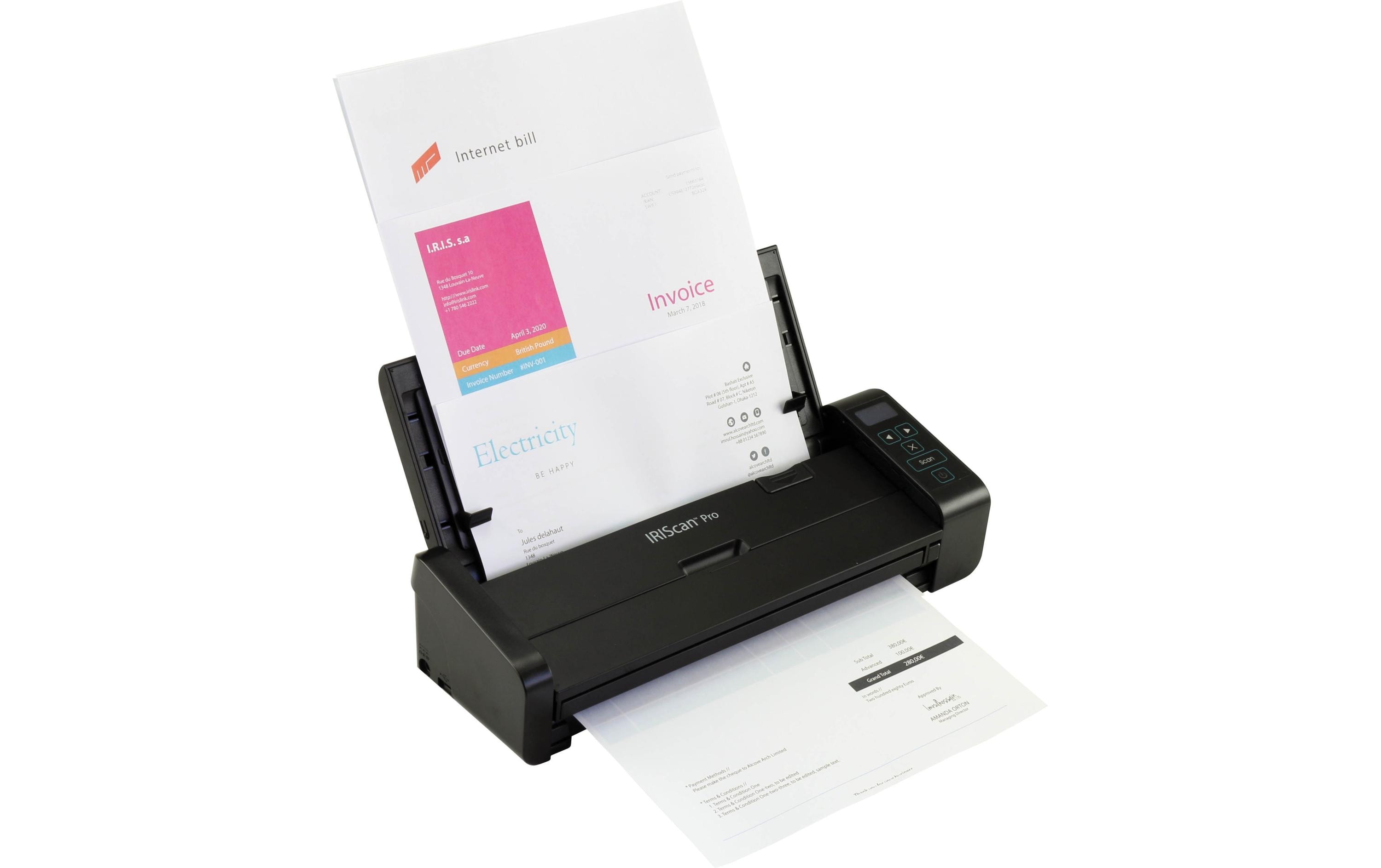 I.R.I.S. IRISCan Pro 5 Dokumentenscanner 600 dpi USB 2.0 Duplex Schwarz