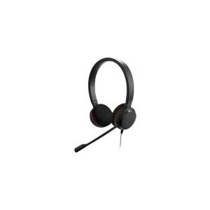 Jabra Evolve 20 MS Duo USB (Überkopfbügel), USB Anschluss mit Mute-Taste und ...