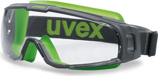 Uvex 9308245 Schutzbrille/Sicherheitsbrille Grau - Limette (9308245)