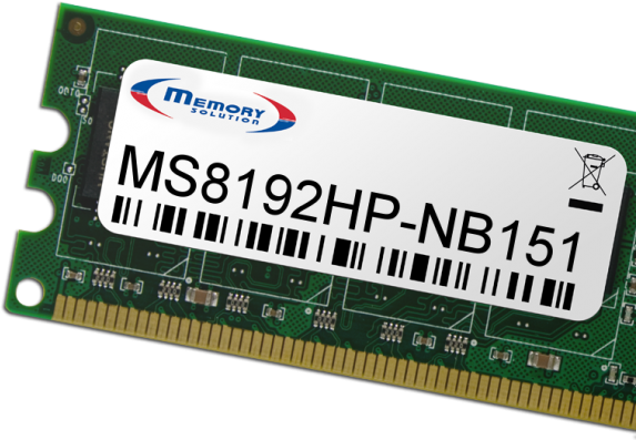 Memory Solution MS8192HP-NB151 Speichermodul 8 GB (MS8192HP-NB151)