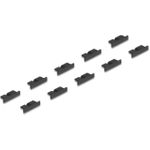 Delock Staubschutz für USB 3.0 Typ Micro-B Buchse ohne Griff 10 Stück schwarz (64243)