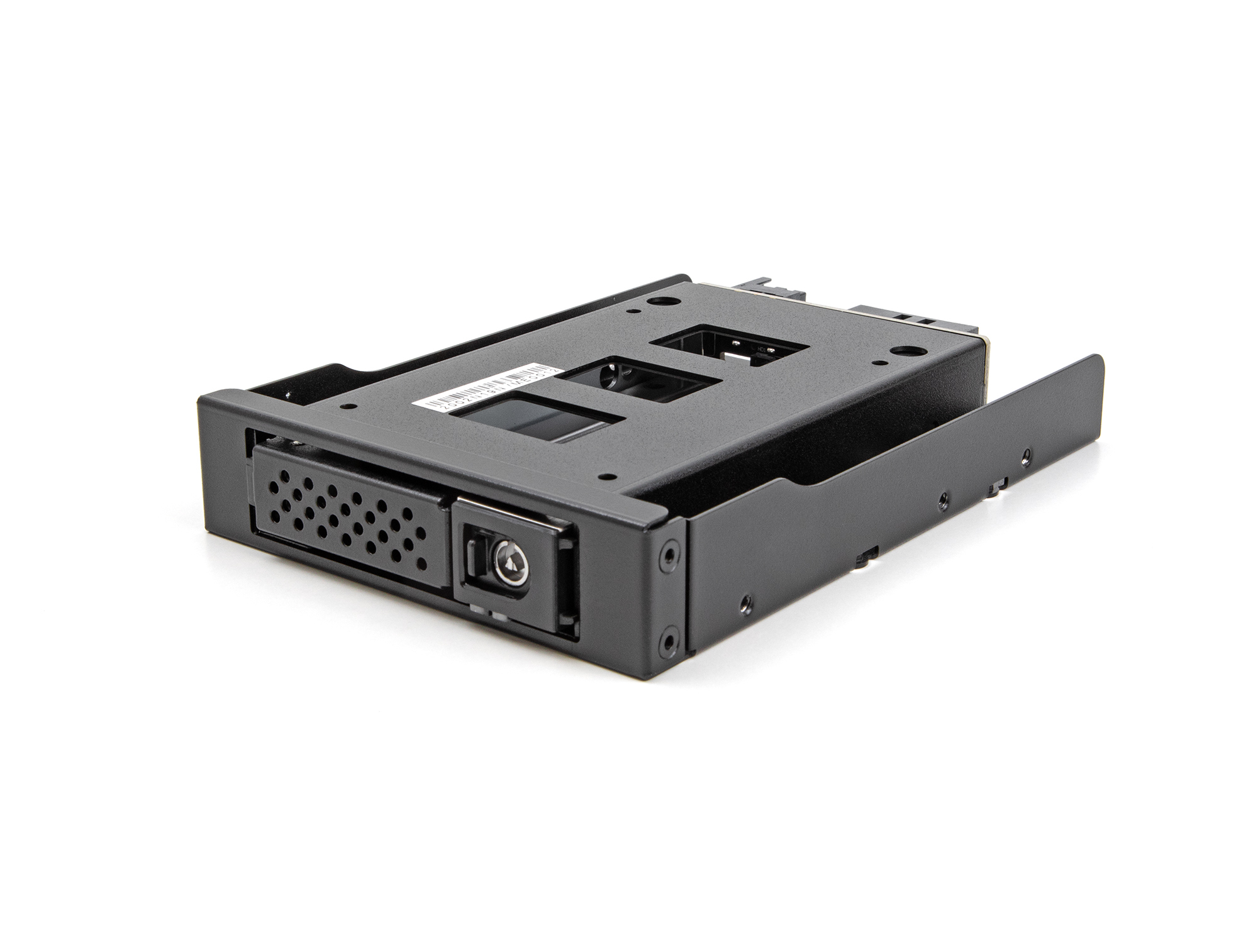 Delock 3,5" Metall Einbaurahmen für Slim Bay Wechselrahmen Schwarz