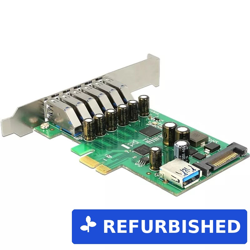 Delock PCI Express Karte > 6 x extern + 1 x intern USB 3.0 (89377) (geöffnet)