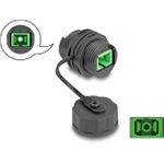 Delock LWL Kabelverbinder SC Simplex Buchse zu SC Simplex Buchse mit Verschlusskappe wasserfest (88032)