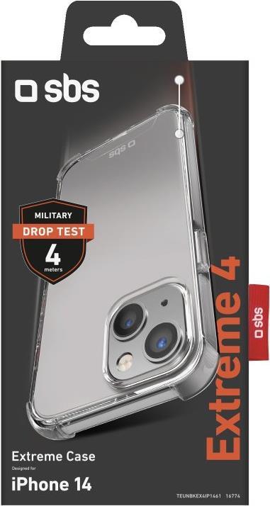 SBS Extreme X4 Handy-Schutzhülle 15,5 cm (6.1" ) Cover Transparent (TEUNBKEX4IP1461)