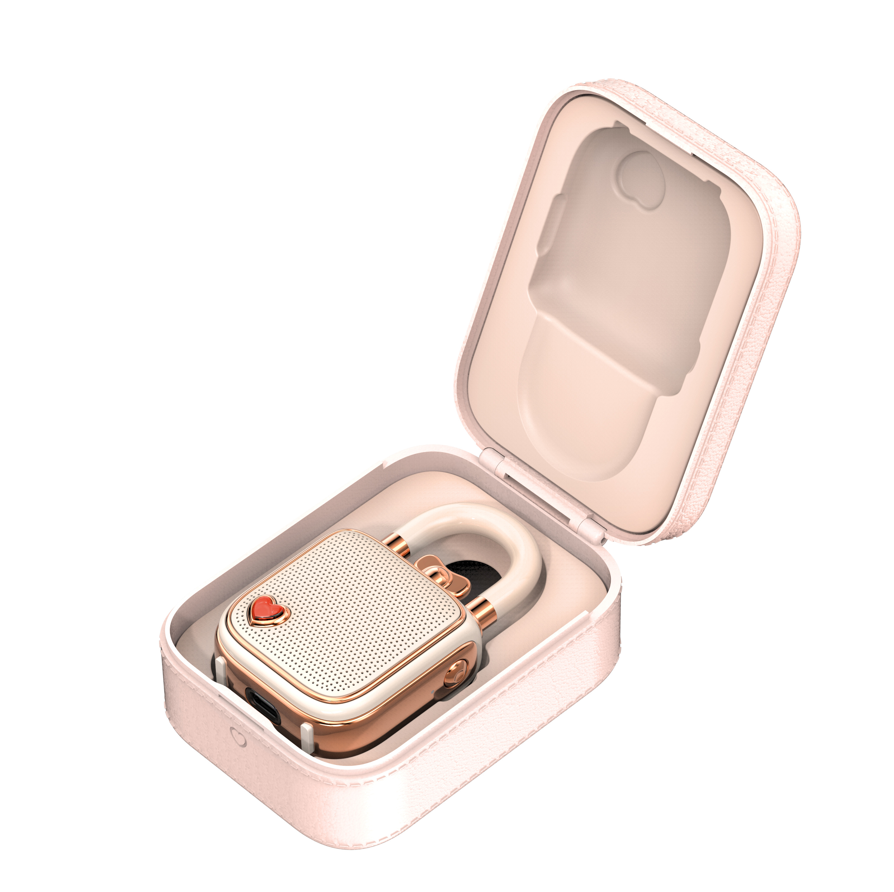Divoom LoveLock Tragbarer Mono-Lautsprecher 5 W Pink