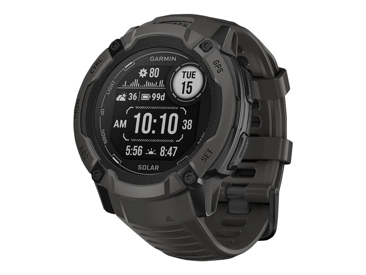 Garmin Instinct 2X Solar 1.1" GPS Smartwatch Graphite