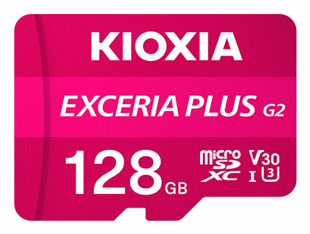Kioxia LMPL2M128GG2 MicroSDXC Speicherkarte 128 GB UHS-I Klasse 10 100 MB/s Pink