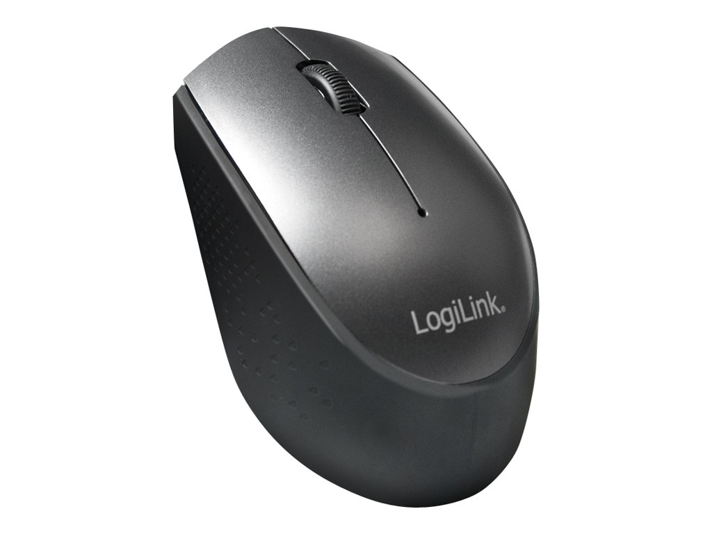 LogiLink ID0160 Kabellose Maus Optisch 1200 DPI USB-C 3 Tasten Schwarz