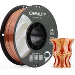 Creality 3D 3301120002. Druckmaterial: Seide, Druckfarben: Kupfer, Rot, Markenkompatibilität: Creality 3D. Gewicht: 1 kg, Dicke: 1,75 mm. Menge pro Packung: 1 Stück(e), Verpackungsbreite: 210 mm, Verpackungstiefe: 210 mm (3301120002)