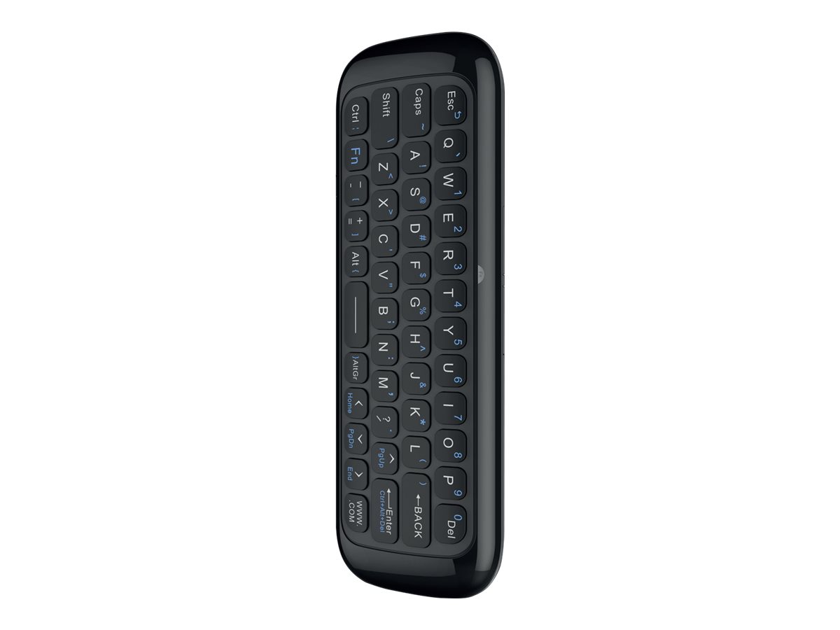 FANTEC AIR-300 2-in-1 Air Mouse mit Tastatur, 58 Tasten, Schwarz