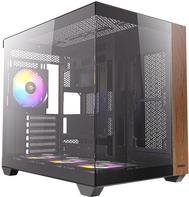 Antec CX800 ARGB Midi-Tower, Tempered Glass - wood (0-761345-10137-0)