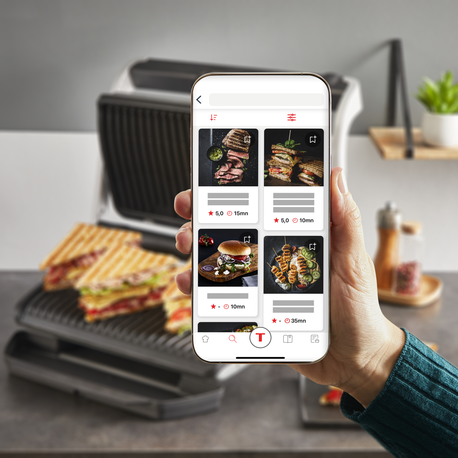 Tefal OptiGrill+ XL GC727D10 Kontaktgrill 2000 W 800 cm² Schwarz