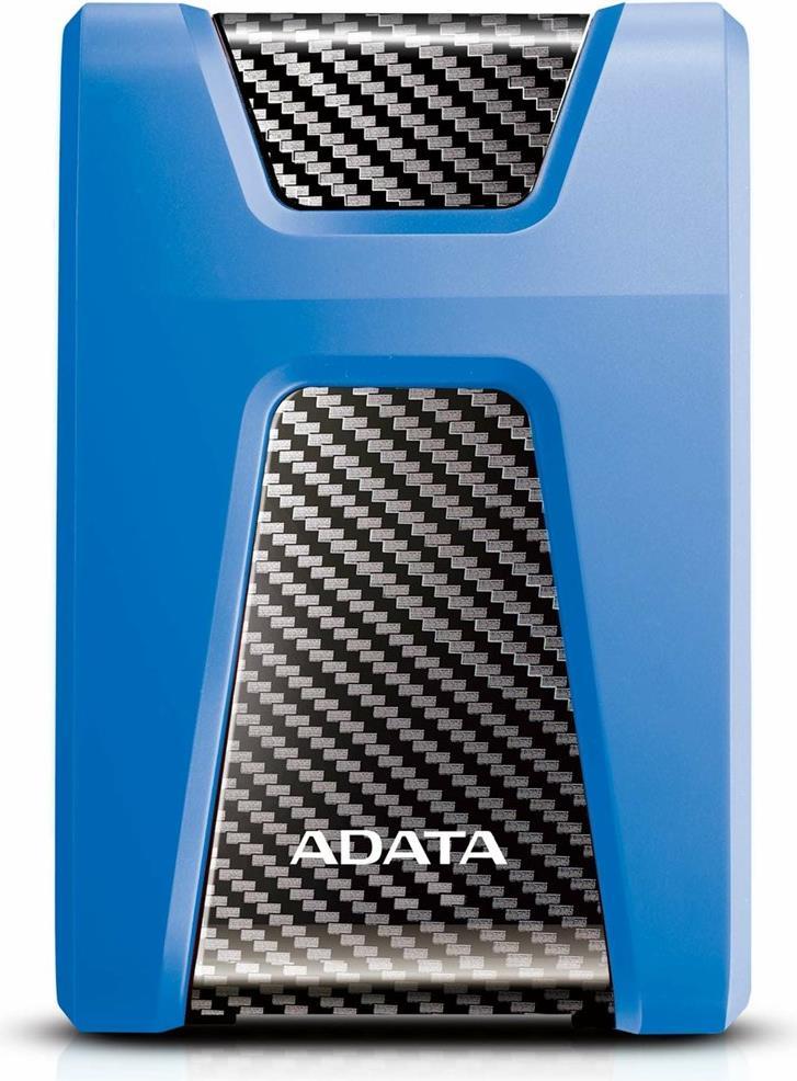 ADATA Externí HDD 2TB 2.5" USB 3.1 DashDrive Durable HD650, modrý (gumový, nárazu odolný) (AHD650-2TU31-CBL)