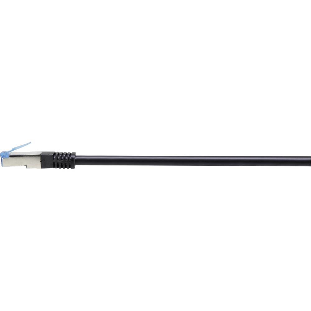 Renkforce RF-4673690 Netzwerkkabel 5 m Cat6a S/FTP (S-STP) Schwarz