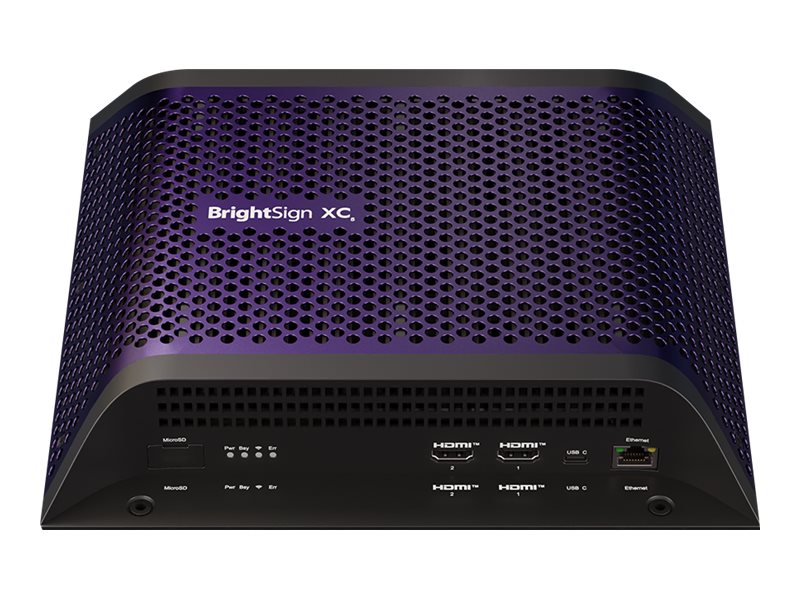 BrightSign XC5 XC2055 Digital Signage Player 8K Violett