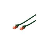Assmann/Digitus CAT 6 U-UTP Patchkabel,3m,Grün CAT 6 U-UTP Patchkabel, Cu, LSZH AWG 26/7, Länge 3 m, Farbe Grün (DK-1617-030/G)