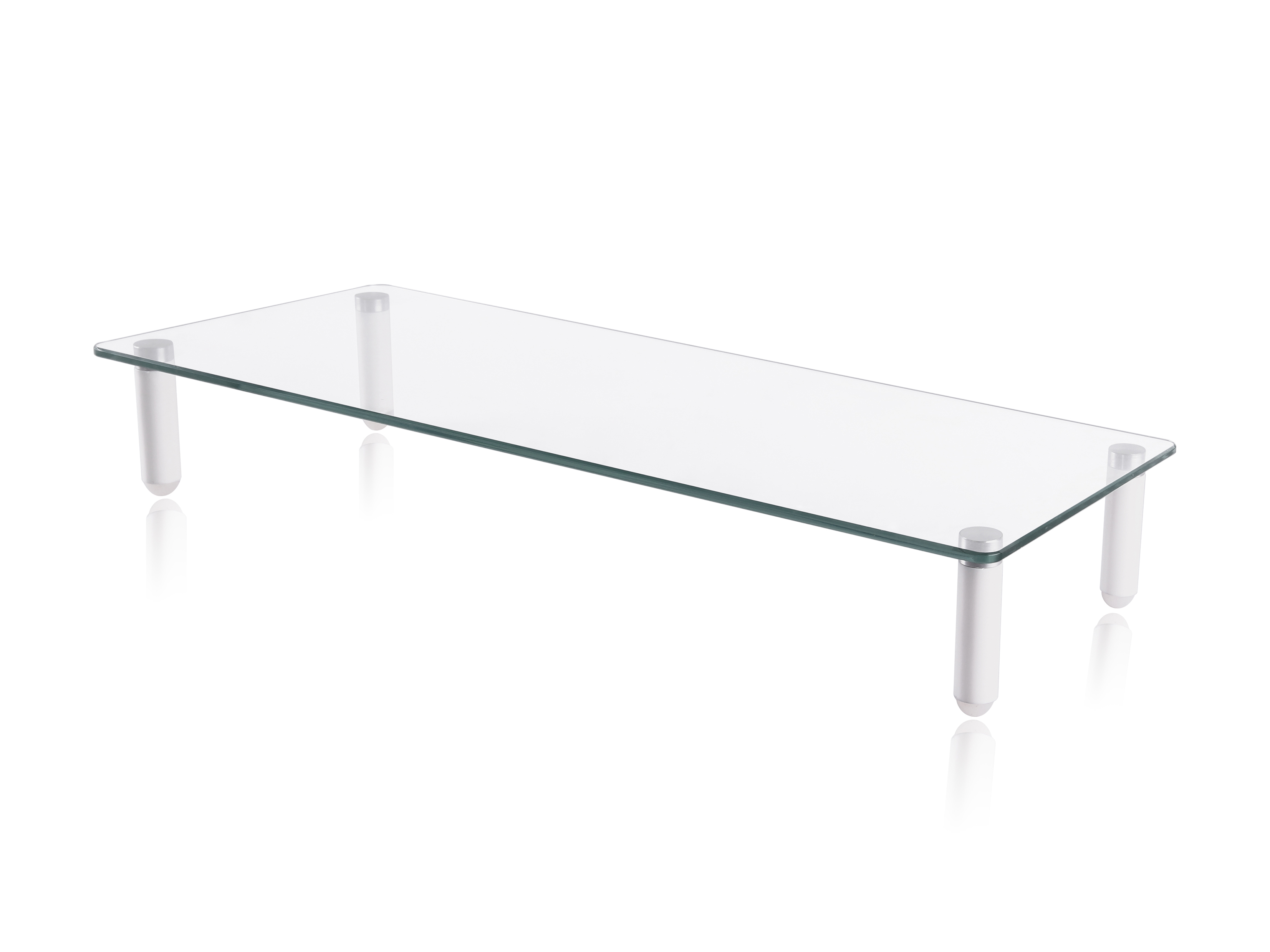Equip Monitorständer Glas 56 cm Transparent