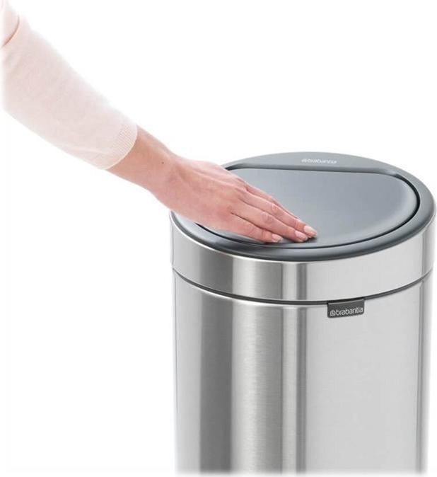Brabantia Touch Bin Mülleimer 30 L Kunststoff/Edelstahl Stahl matt