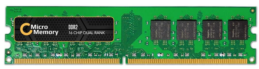 CoreParts MUXMM-00068 DDR2 Speichermodul 2 GB 800 MHz PC2-6400 Grün