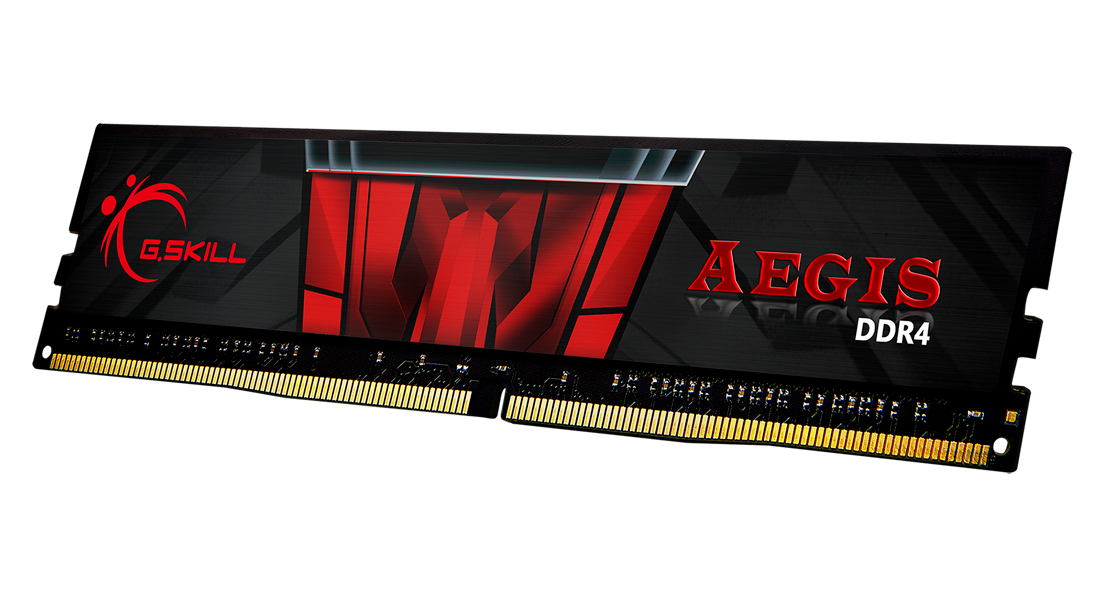 G.Skill AEGIS F4-3200C16S-8GIS 8 GB RAM 3200 MHz DDR4 Schwarz, Rot