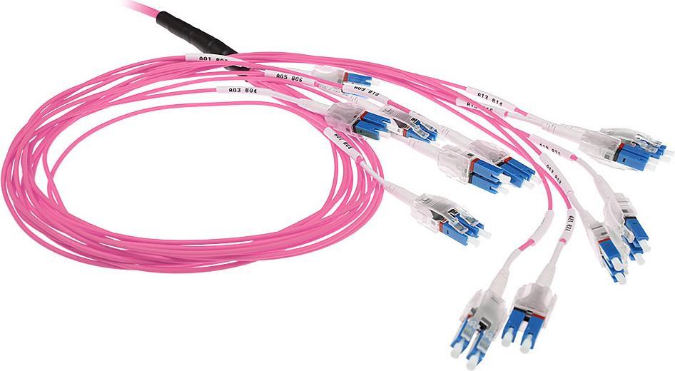 ACT 70 meter Multimode 50/125 OM4 Preterm fiber cable 24F LC Polarity Twist (DC5512)