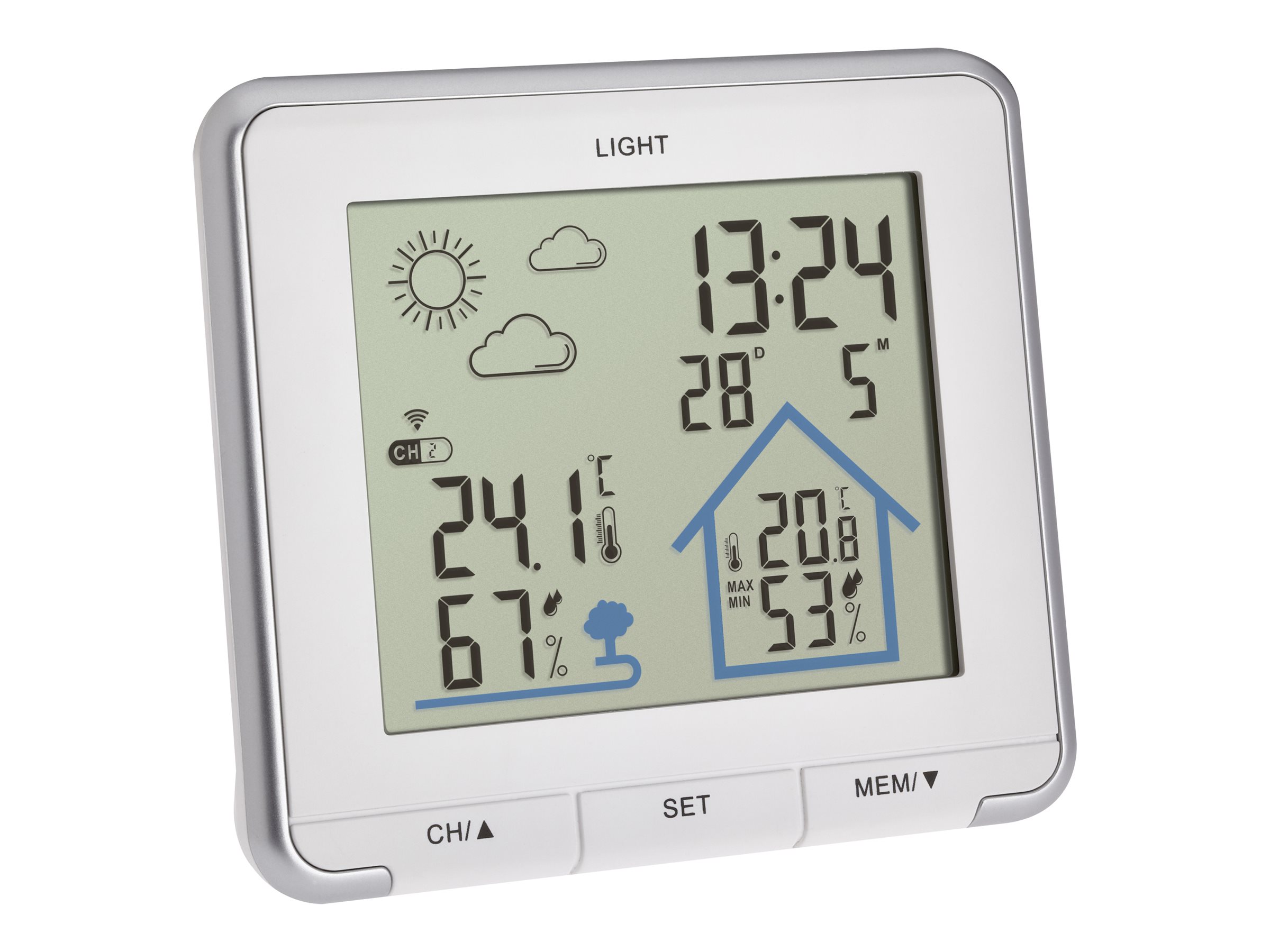 TFA Dostmann LIFE Funk-Wetterstation Weiß