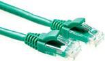 ACT Green 1.5 meter U/UTP CAT5E patch cable component level with RJ45 connectors. Cat5e u/utp component gn 1.50m (IK5751)