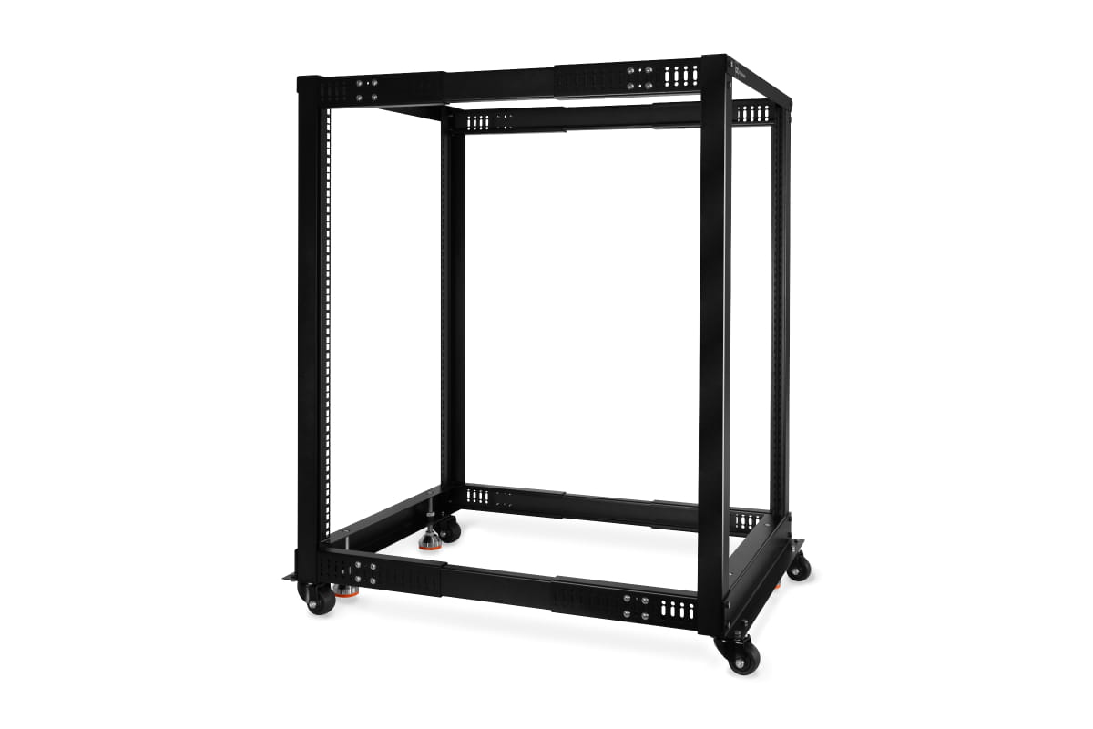 Alphacool ES 13737 19" Open-Frame Server-Rack 18 HE Schwarz