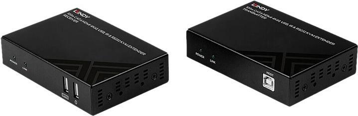 LINDY KVM / audio / serial / infrared extender 39382