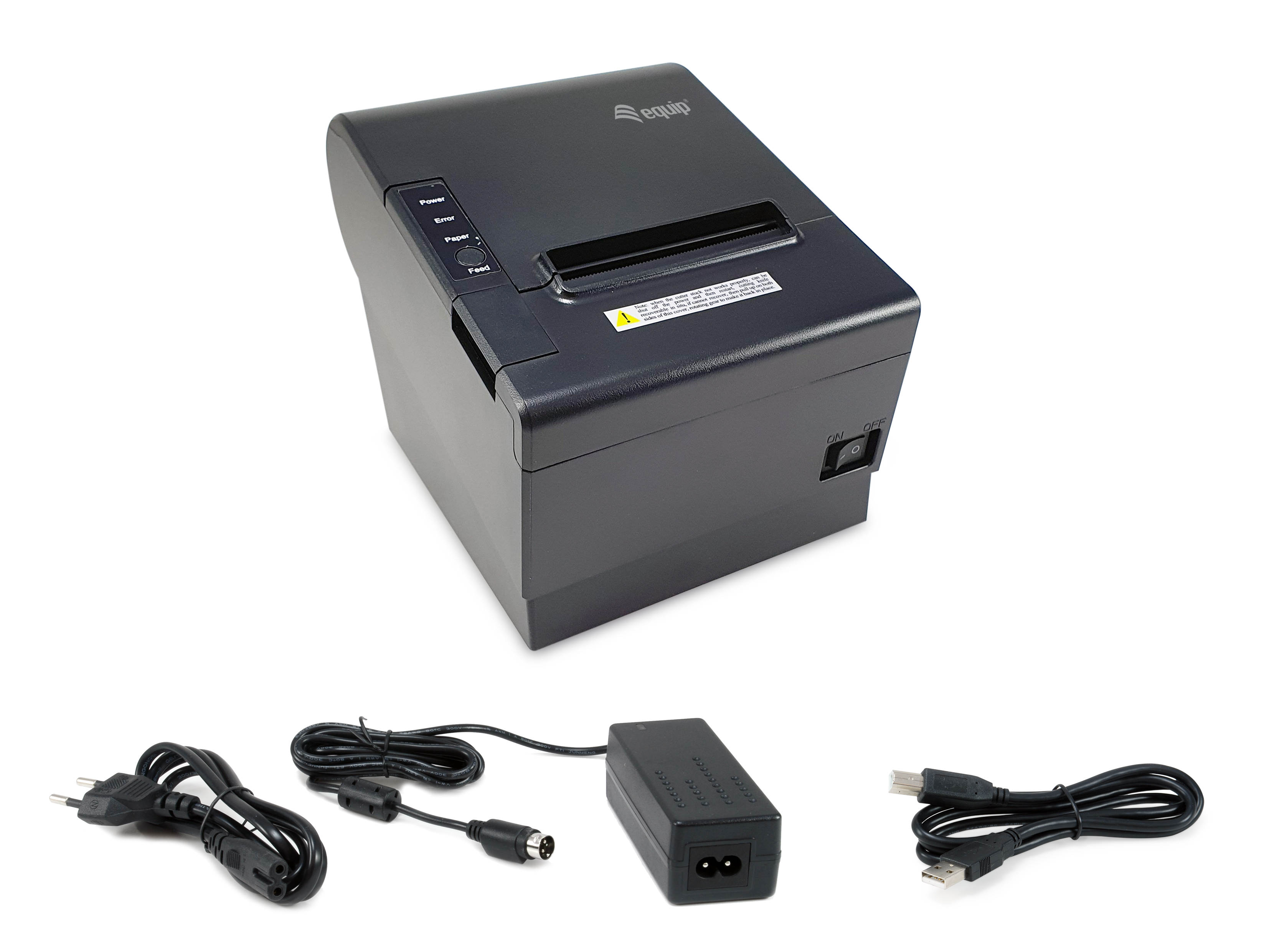 equip 351002 Belegdrucker Thermodirekt 203 dpi Schwarz