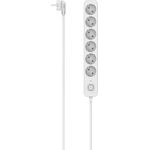 Hama Steckdosenleiste, 6-fach, Schalter, 1,4m, Weiß (00116078)