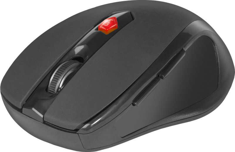 Defender ULTRA MM-315 Kabellose Maus RF Wireless Optisch 1600 DPI Rechtshänder Schwarz