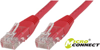 Microconnect B-UTP60025R 0.25m Cat6 U/UTP (UTP) Rot Netzwerkkabel (B-UTP60025R)