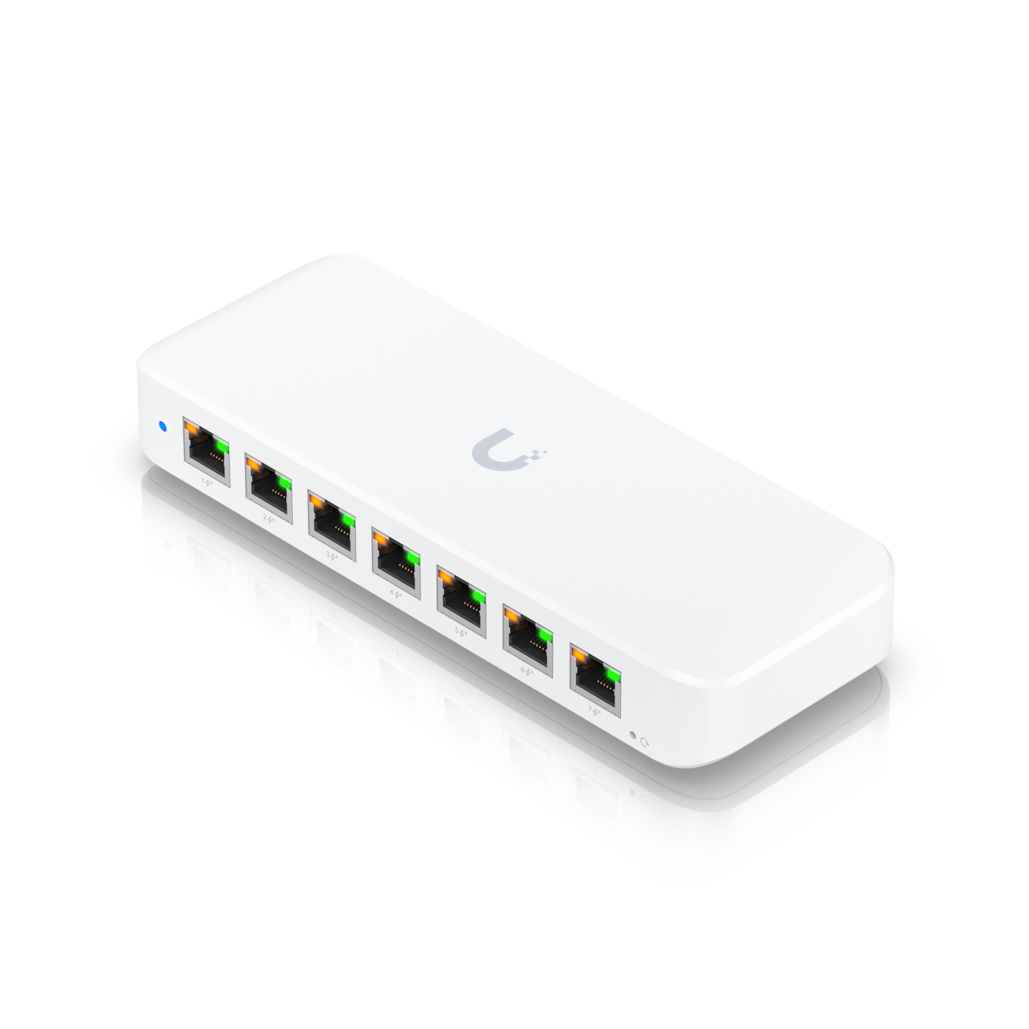 Ubiquiti UniFi Switch Ultra 210W 8-Port Gigabit Ethernet PoE++ Switch Weiß