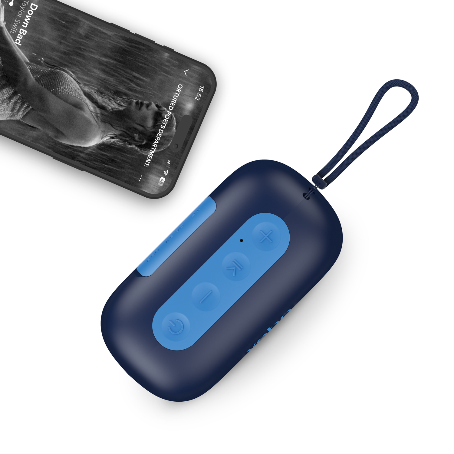 Veho MZ-4 Tragbarer Bluetooth-Lautsprecher Kabellos Blau