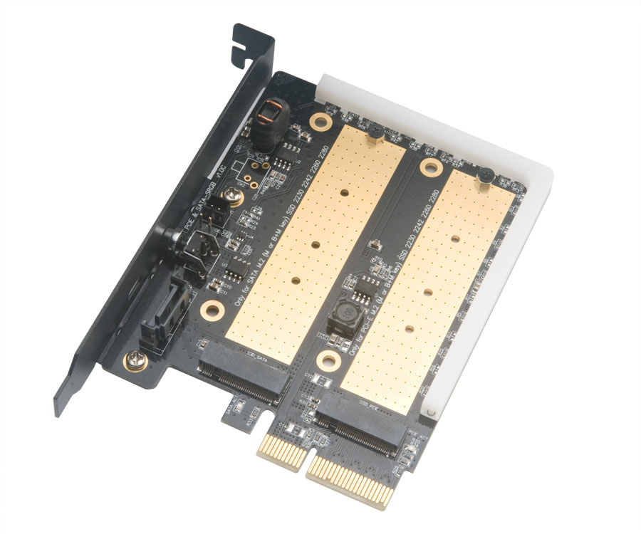 Akasa AK-PCCM2P-03 M.2 PCIe Schnittstellenkarte Schwarz