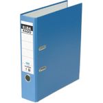 ELBA Ordner rado brillant, Rückenbreite: 80 mm, blau DIN A4, Einband außen / innen aus Acrylaten veredeltem (10417 BL)