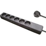 Garbot 24155134-7EE Verlängerungskabel 7 m 6 AC-Ausgänge Indoor Schwarz (24155134-7EE)