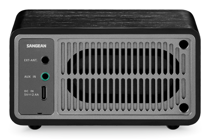 Sangean WR-7 Plus Tragbares FM-Radio Bluetooth 6 W RMS 40 h Akku Dunkle Eiche