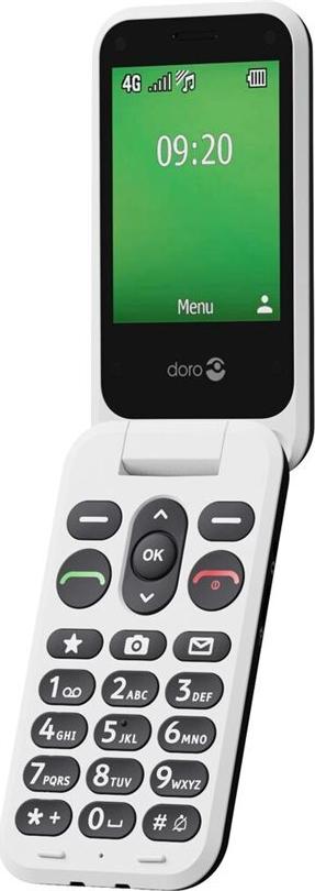 DORO Leva E22 4G Klapphandy 2,8" Schwarz/Weiß