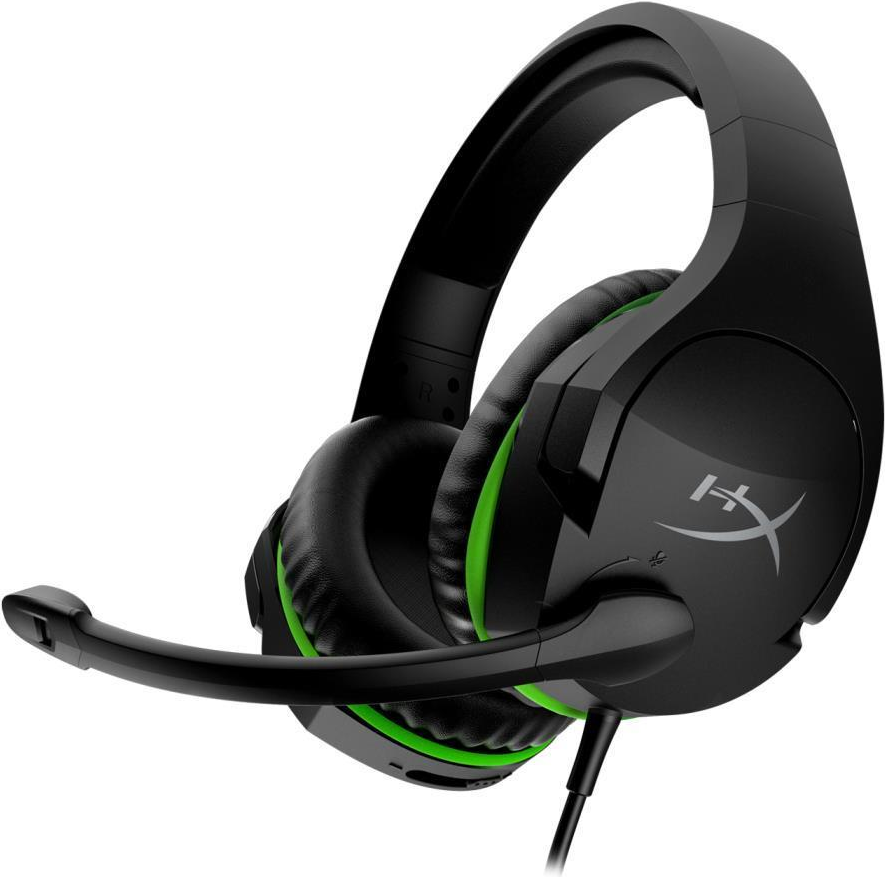 HP CloudX Stinger Gaming Headset (Black-Green) (4P5K1AA)