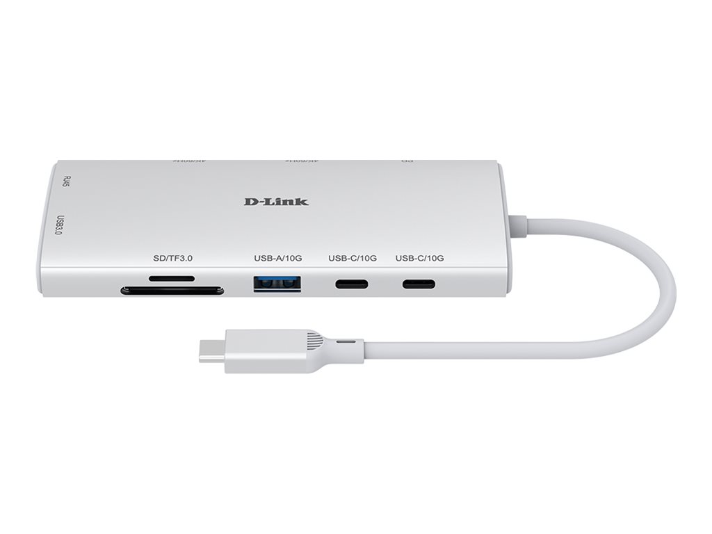 D-Link DUP-A01 Dockingstation USB-C 2 x HDMI 1GbE Weiß